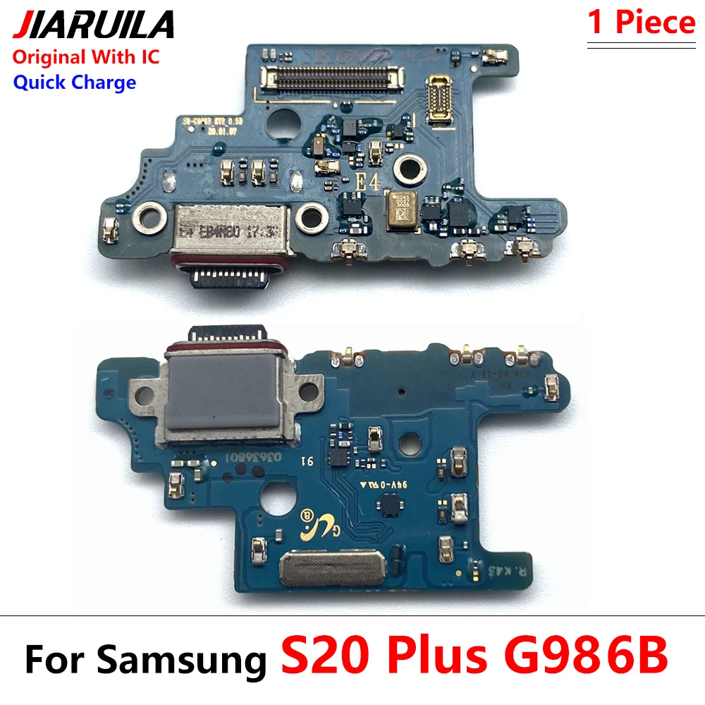 Pôvodné Dock Konektor USB Nabíjačka Nabíja Rada Port Flex Kábel Doska Pre Samsung Galaxy S20 S21 Plus Ultra Fe 4G 5G G981B Obrázok 5