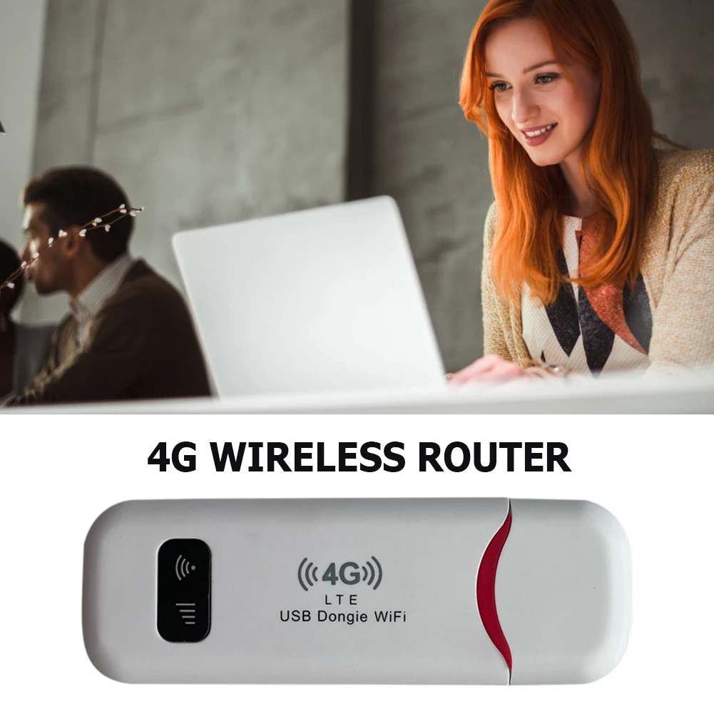 Bezdrôtové LTE, WiFi Router 4G SIM Karty Prenosné 150Mbps USB Dongle Modem Vrecku Hotspot Širokopásmové Mobilné pripojenie na Home Office Obrázok 1