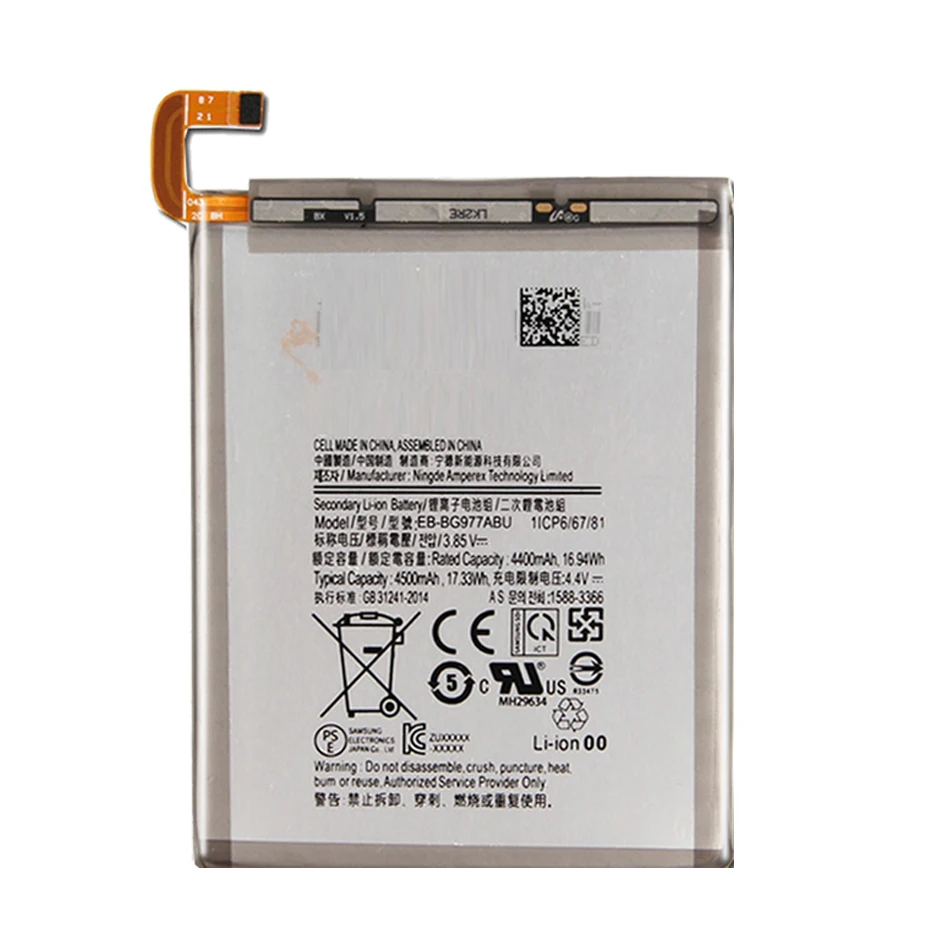 Pôvodné Kikiss Pre EB-BG977ABU 4500mAh Batérie pre Samsung GALAXY s rezacím zariadením S10 5G Verzia S10 X S10X Verzia Skutočné Bateria Batérie Obrázok 2